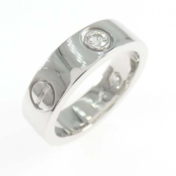 Cartier Jewelry - CARTIER Authentic Silver Diamond Love Ring